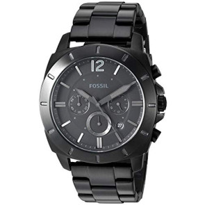 Bracelet de montre Fossil BQ2168 Acier inoxydable Noir 24mm